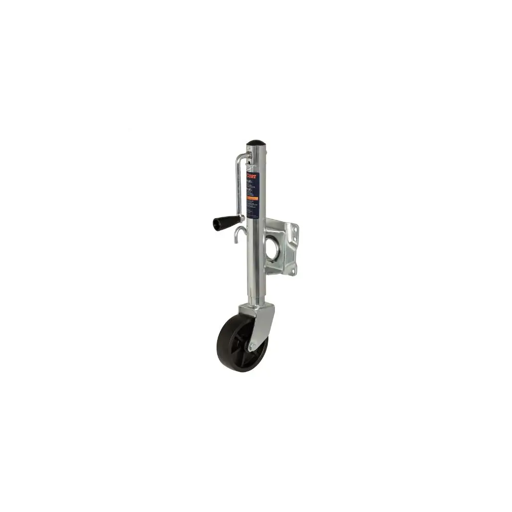 Curt Marine Trailer Jack w/ 6" Wheel (1,000 lbs, 10" Travel) - CUR25004
